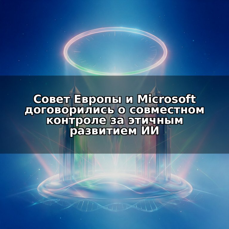 Совет Европы и Microsoft договорились о совместном контроле за этичным развитием ИИ