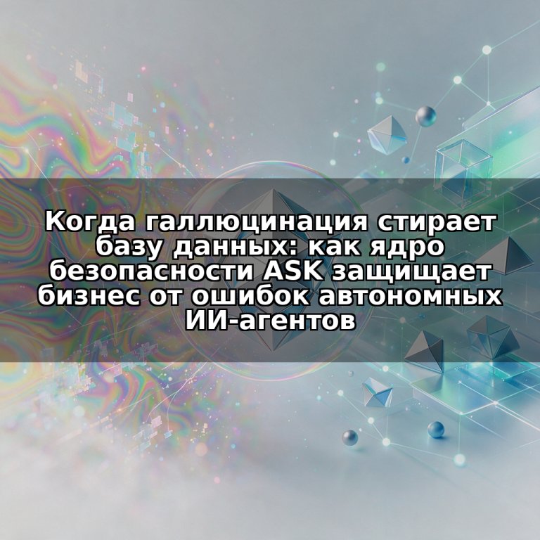 Когда галлюцинация стирает базу данных: как ядро безопасности ASK защищает бизнес от ошибок автономных ИИ-агентов