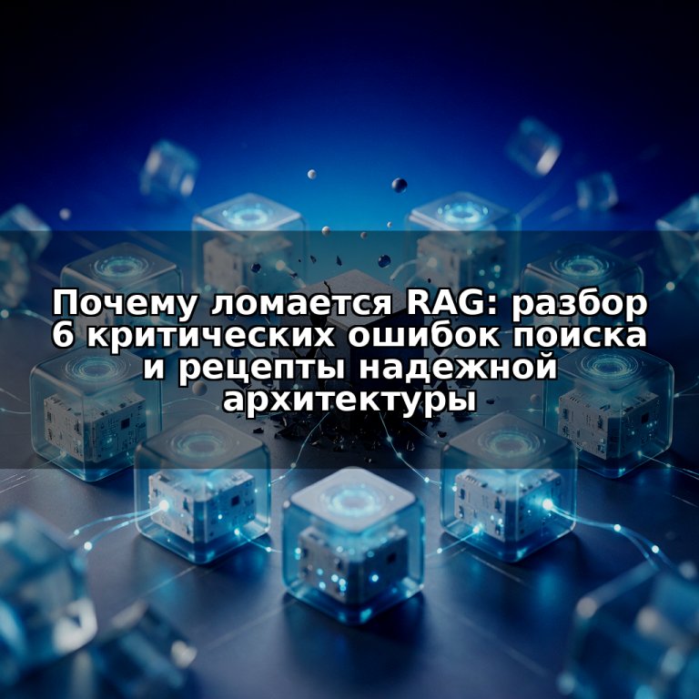 Почему ломается RAG: разбор 6 критических ошибок поиска и рецепты надежной архитектуры