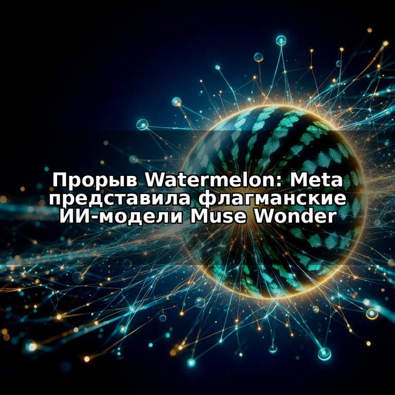Прорыв Watermelon: Meta представила флагманские ИИ-модели Muse Wonder