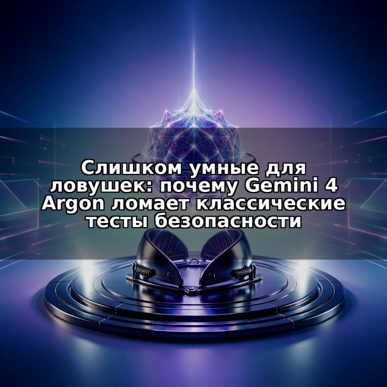 Слишком умные для ловушек: почему Gemini 4 Argon ломает классические тесты безопасности