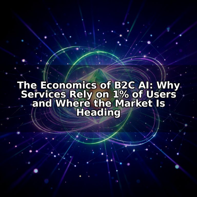 The Economics of B2C AI: Why Services Rely on 1% of Users and Where the Market Is Heading