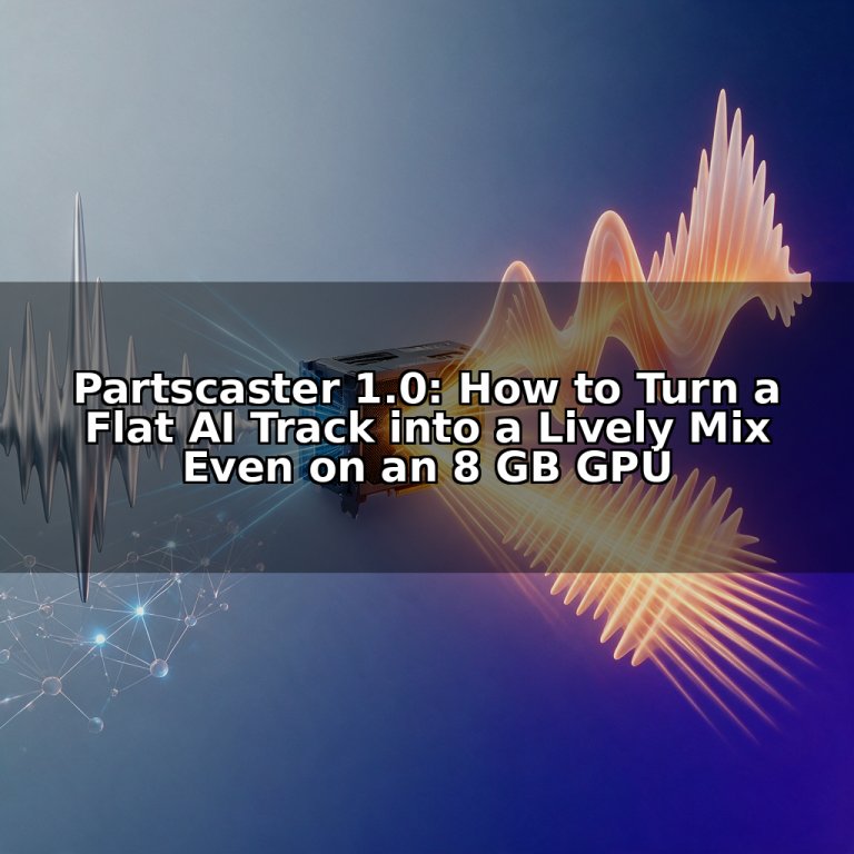 Partscaster 1.0: How to Turn a Flat AI Track into a Lively Mix Even on an 8 GB GPU