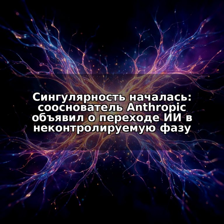 Сингулярность началась: сооснователь Anthropic объявил о переходе ИИ в неконтролируемую фазу