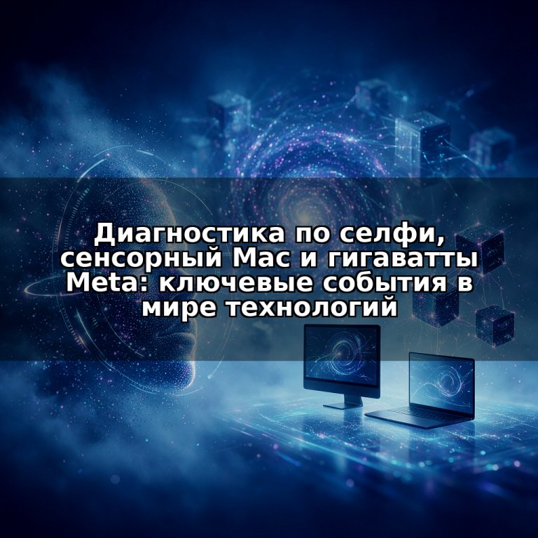 Диагностика по селфи, сенсорный Mac и гигаватты Meta: ключевые события в мире технологий