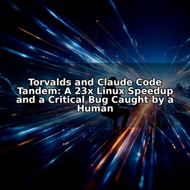 Torvalds and Claude Code Tandem: A 23x Linux Speedup and a Critical Bug Caught by a Human