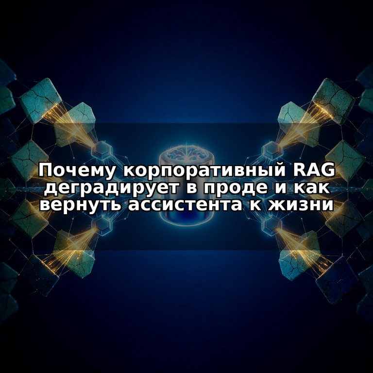Почему корпоративный RAG деградирует в проде и как вернуть ассистента к жизни