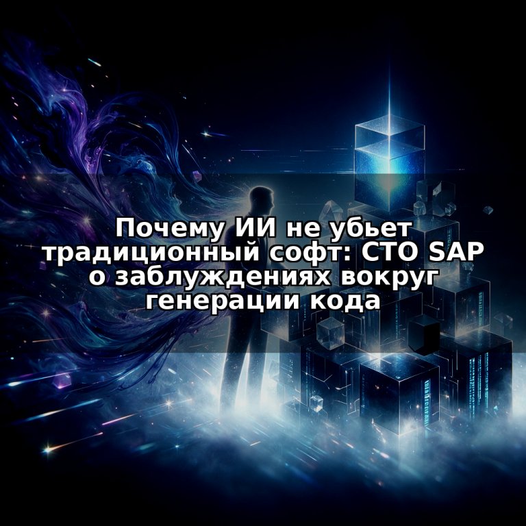 Почему ИИ не убьет традиционный софт: CTO SAP о заблуждениях вокруг генерации кода