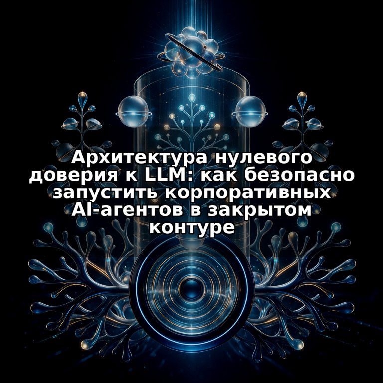 Архитектура нулевого доверия к LLM: как безопасно запустить корпоративных AI-агентов в закрытом контуре