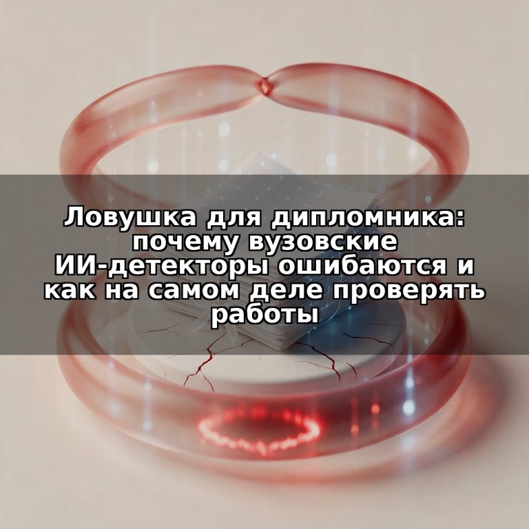 Ловушка для дипломника: почему вузовские ИИ-детекторы ошибаются и как на самом деле проверять работы