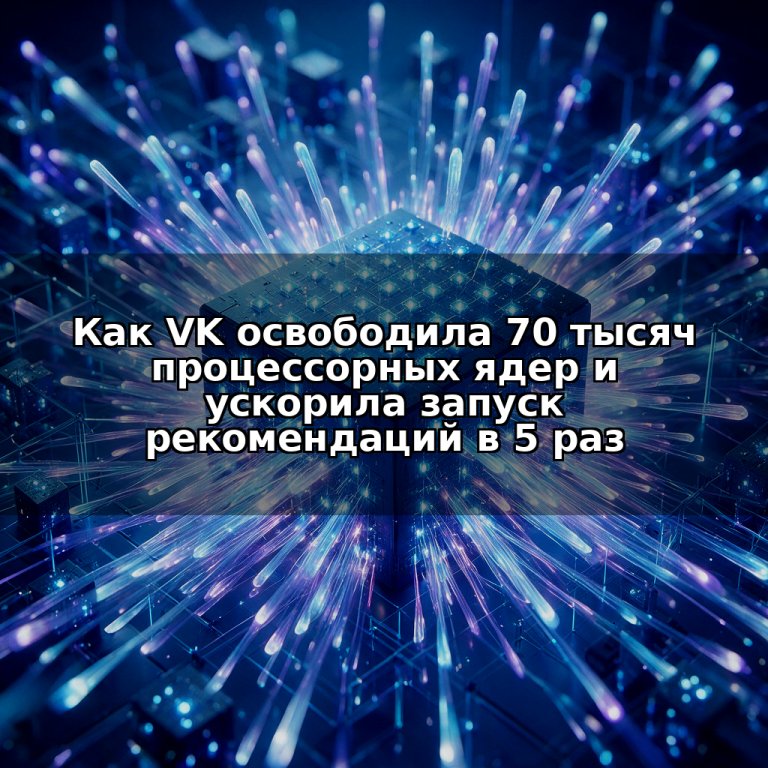 Как VK освободила 70 тысяч процессорных ядер и ускорила запуск рекомендаций в 5 раз